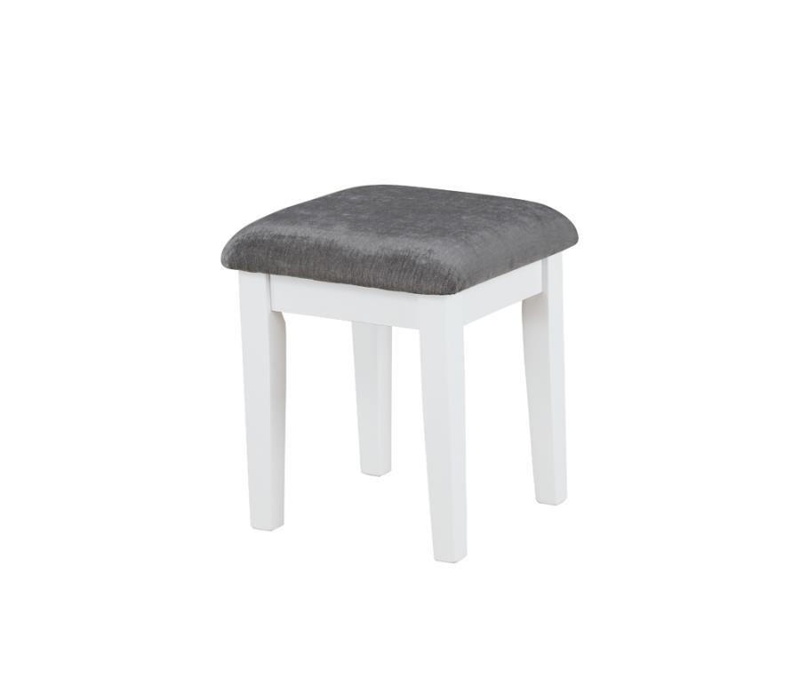 Elijah - Vanity Set With Led Lights - White and Dark Grey