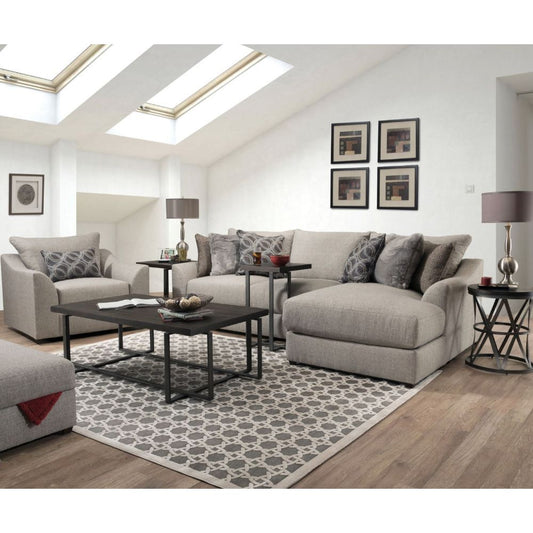 Petillia - Chaise - Sandstone Fabric