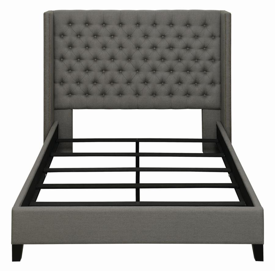 Bancroft - Demi-wing Upholstered Bed