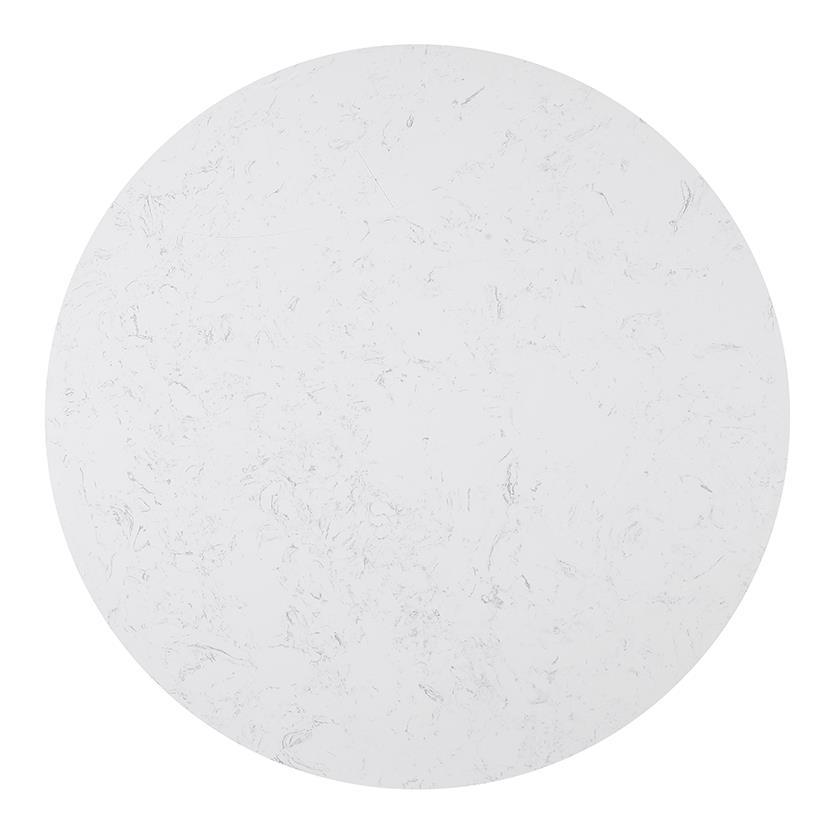 Sherry - Round Dining Table - Rustic Espresso and White