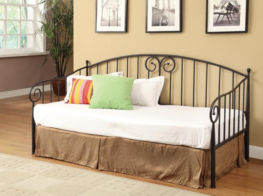 Grover - Twin Metal DayBed - Black
