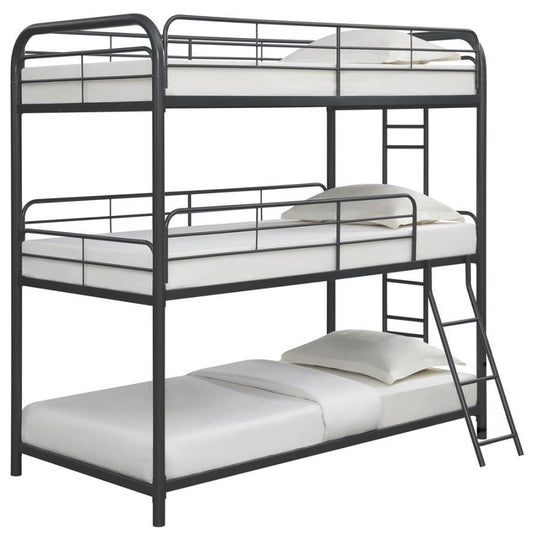 Garner - Triple Bunk Bed With Ladder