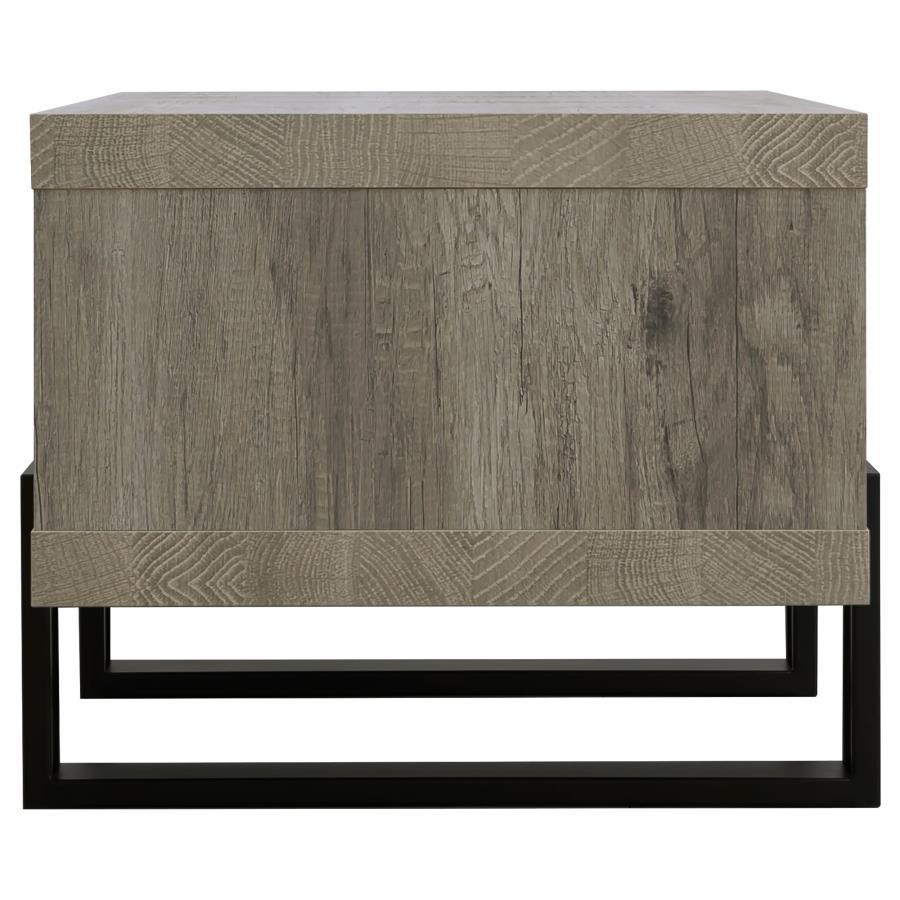 Dinard - Coffee Table With Shelf - Grey Driftwood
