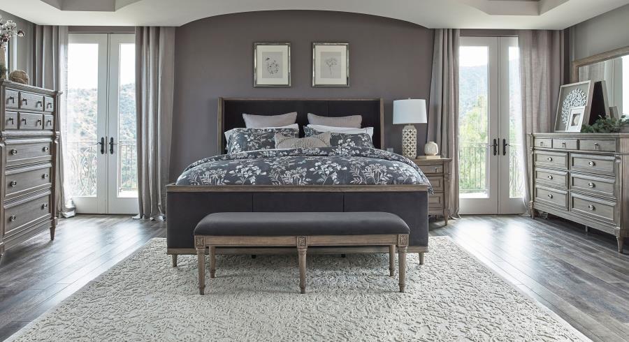 Alderwood - 3-Drawer Nightstand - French Grey