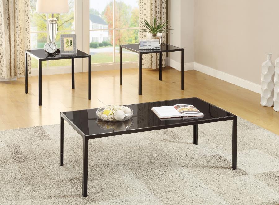 Brock - 3-Piece Occasional Table Set - Warm Medium Brown
