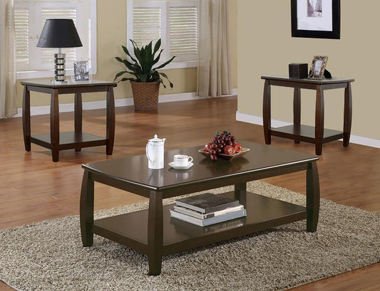 Dixon - 3-Piece Coffee Table Set - Espresso