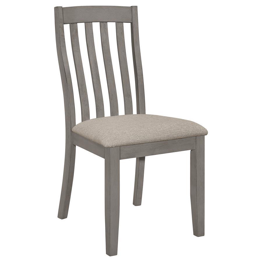 Nogales - Slat Back Side Chairs (Set of 2) - Coastal Grey