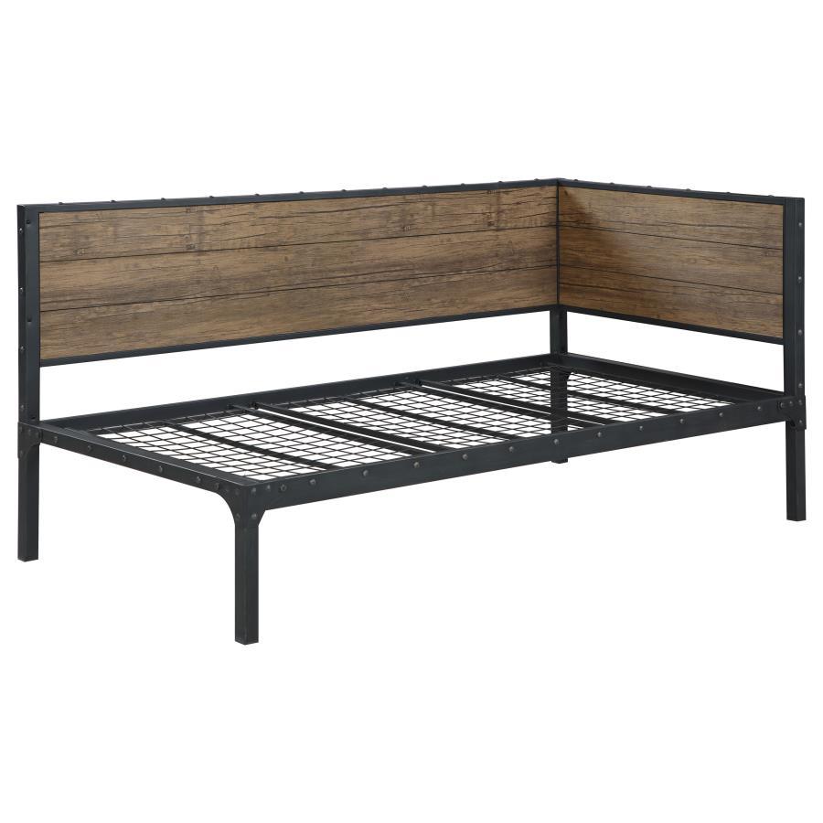Getler - Daybed - Weathered Chestnut and Black
