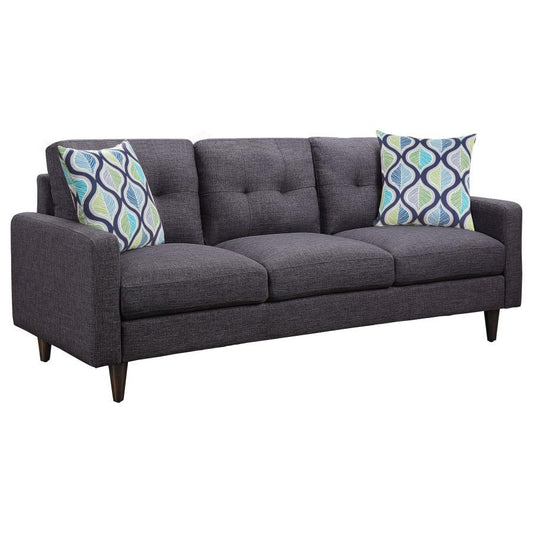 Watsonville - Tufted Back Sofa - Grey