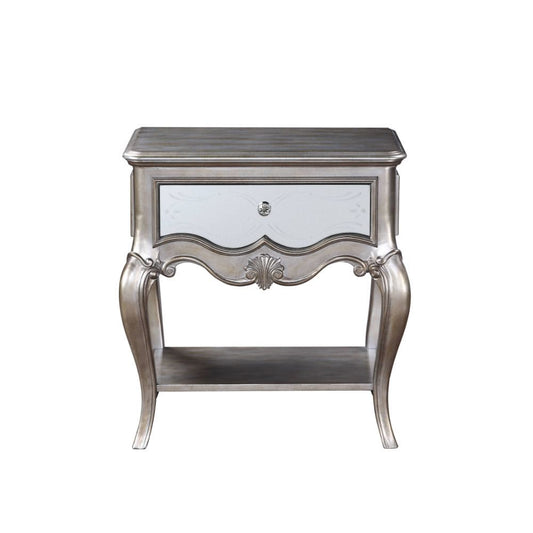 Esteban - Nightstand - Antique Champagne - 30"