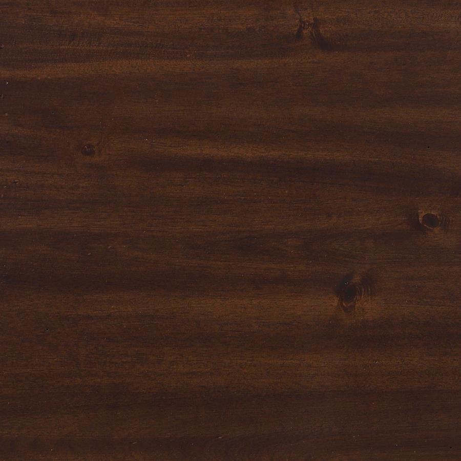 Hillcrest - 5-Drawer Chest - Dark Rum and White