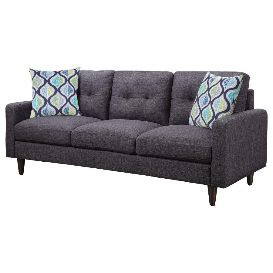 Watsonville - Tufted Back Sofa - Grey