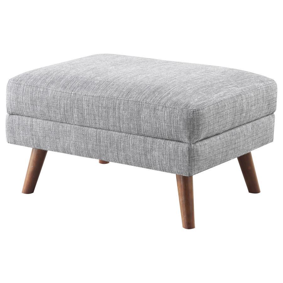 Churchill - Ottoman With Tapered Legs Grey