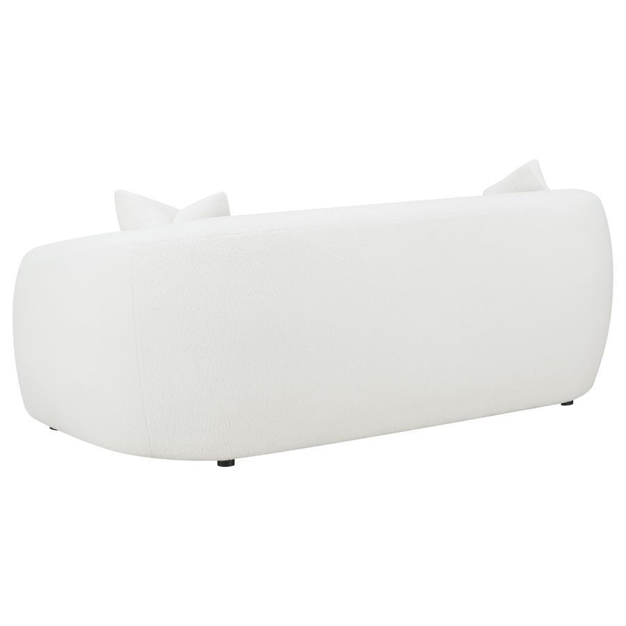 Isabella - 3-Piece Upholstered Tight Back Living Room Set - White