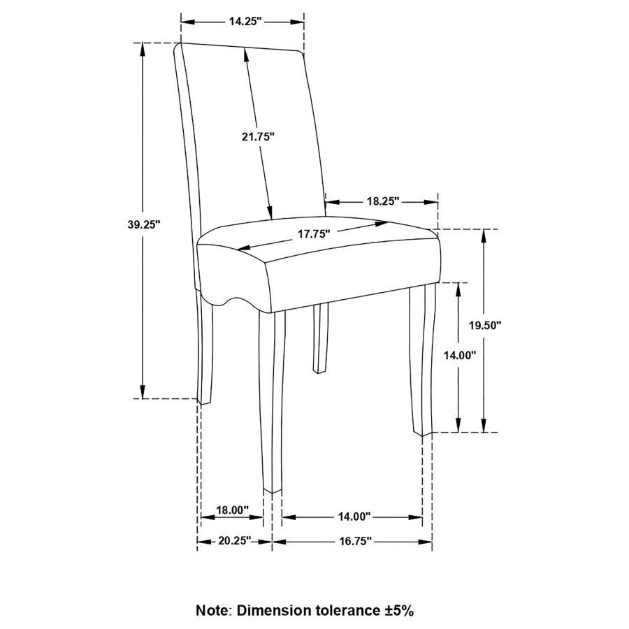 Stanton - Upholstered Side Chairs (Set of 2) - Grey