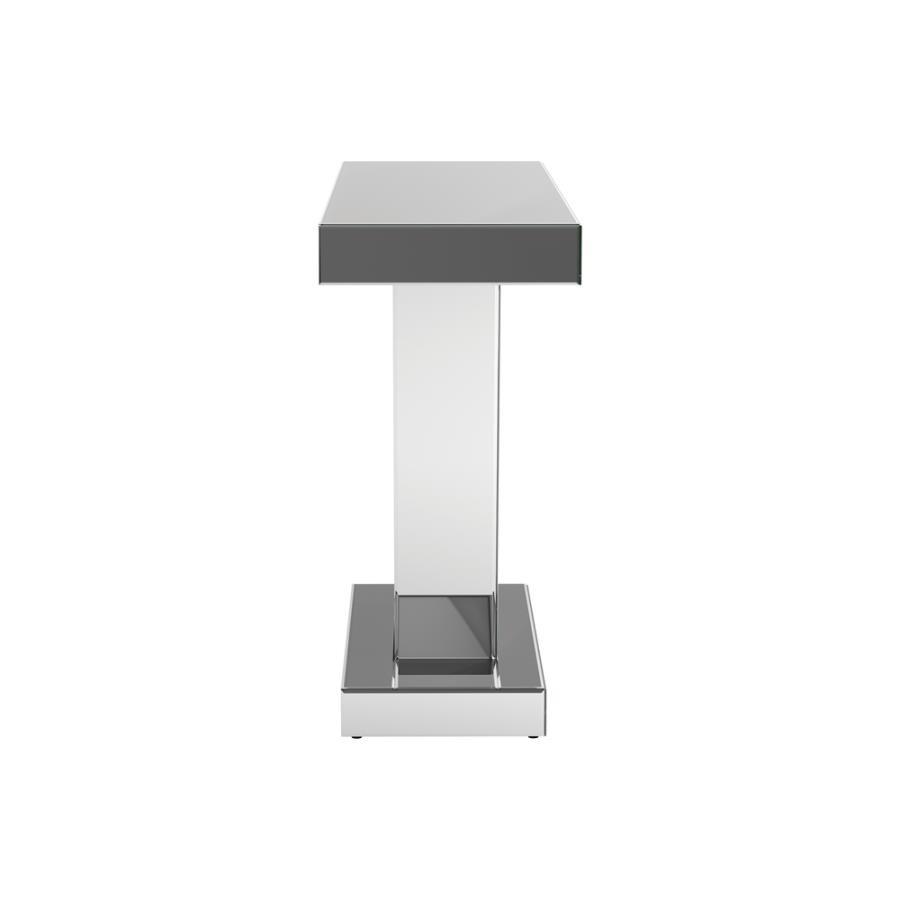 Crocus - Rectangular Console Table - Silver