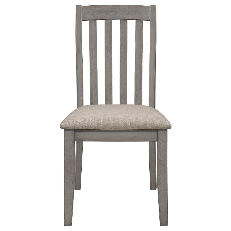 Nogales - Slat Back Side Chairs (Set of 2) - Coastal Grey