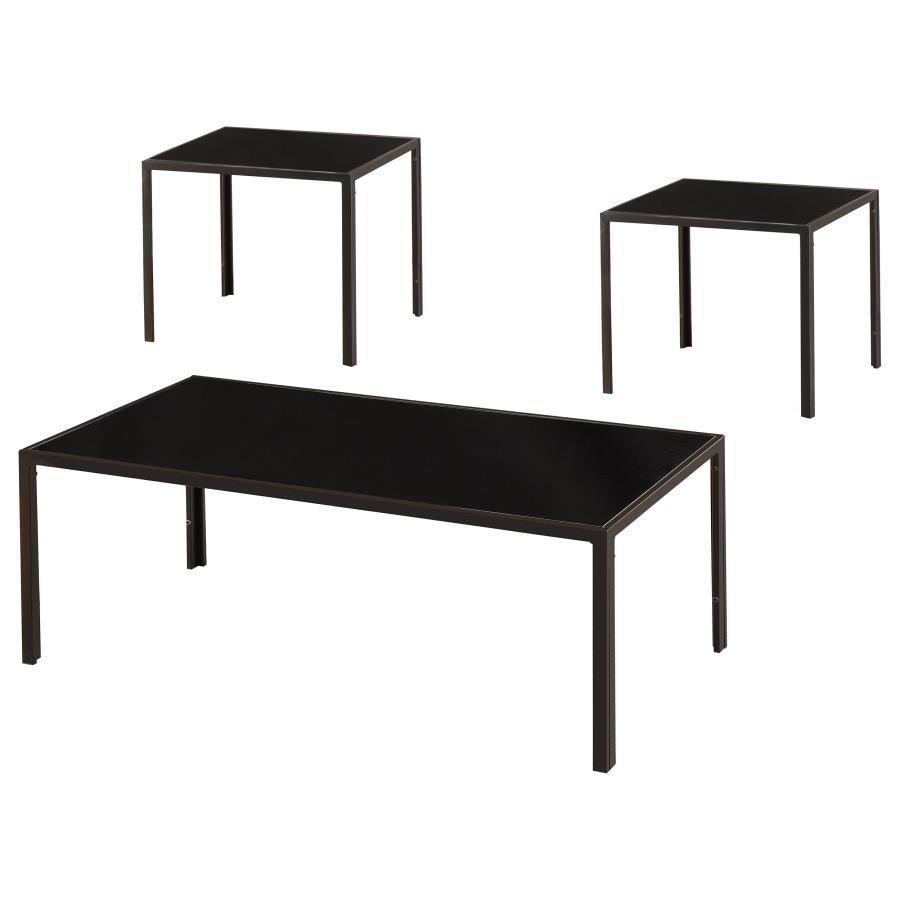 Brock - 3-Piece Occasional Table Set - Warm Medium Brown