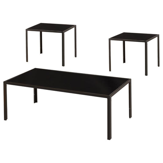 Brock - 3-Piece Occasional Table Set - Warm Medium Brown