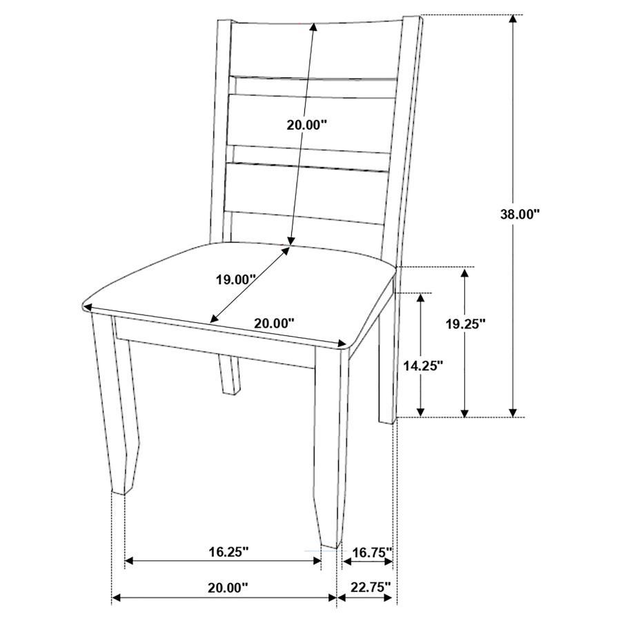 Alston - Rustic Trestle Dining Room Set