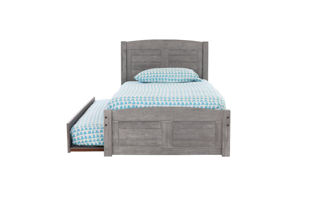 4231R / 4230R Platform Bed in Gray With Trundle