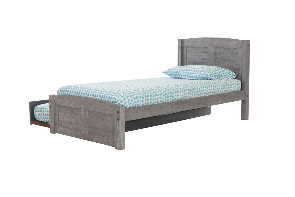 4231R / 4230R Platform Bed in Gray With Trundle