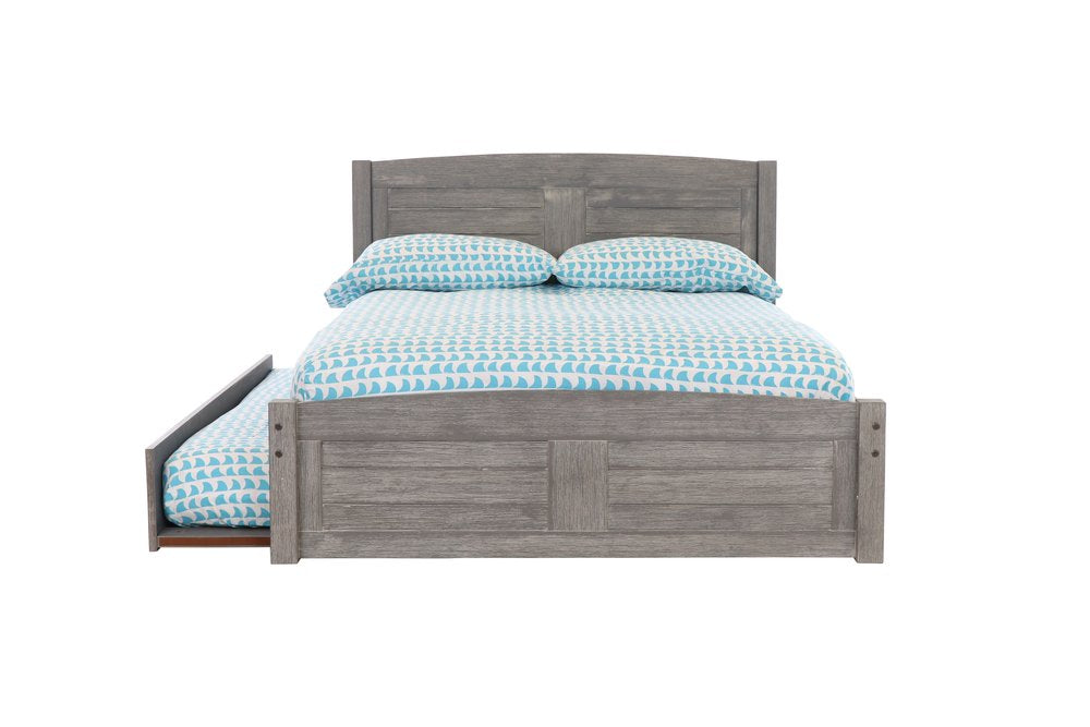 4231R / 4230R Platform Bed in Gray With Trundle
