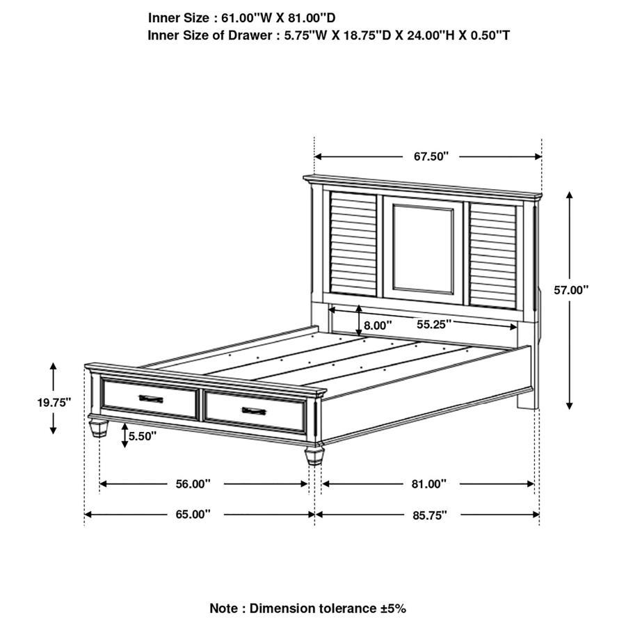 Franco - Platform Storage Bed