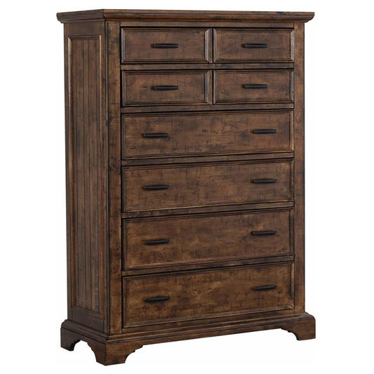 Elk Grove - 7-Drawer Chest - Vintage Bourbon