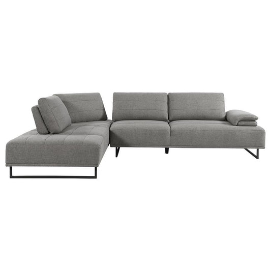 Arden - 2-Piece Adjustable Back Sectional - Taupe