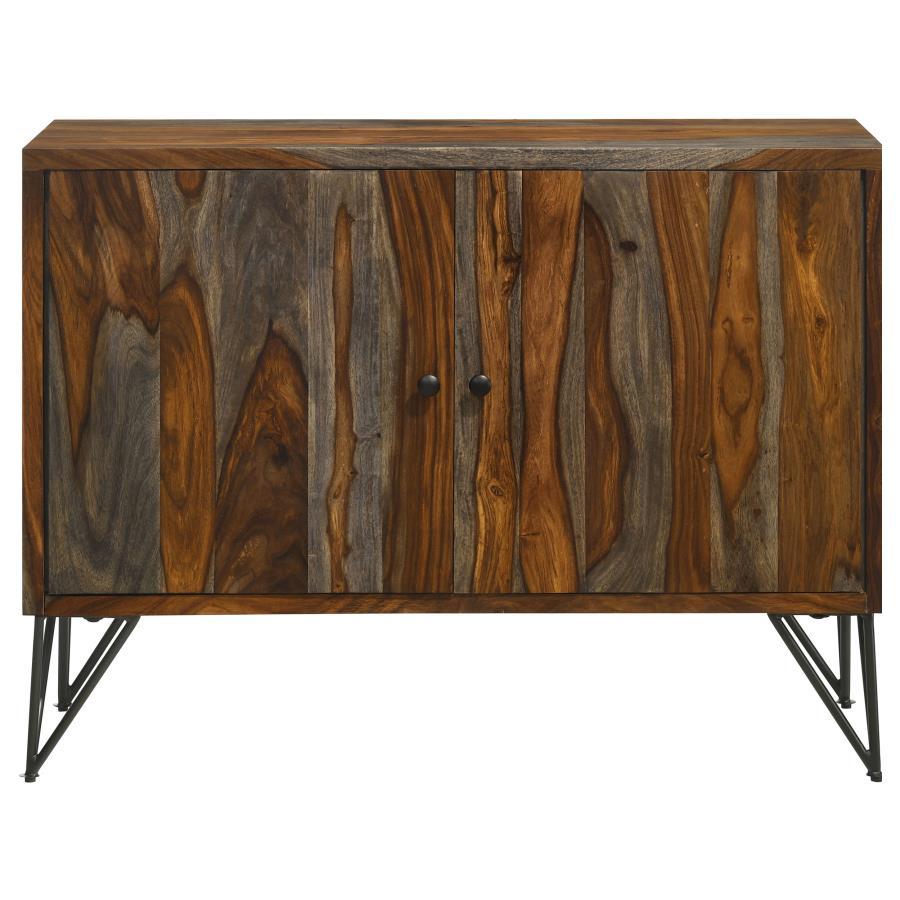 Macon - 2-Door Accent Cabinet - Sheesham Grey