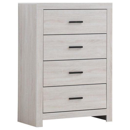 Brantford - 4-Drawer Chest Coastal - White