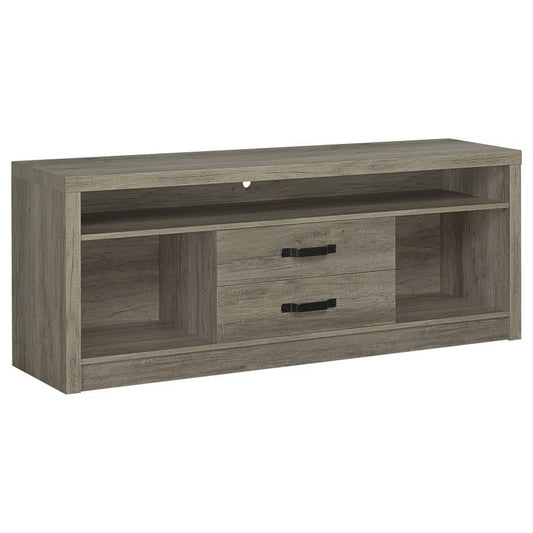 Burke - 2-Drawer TV Console - Grey Driftwood