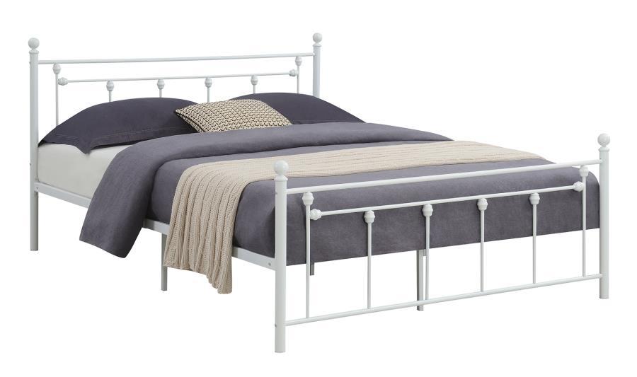 Canon - Metal Slatted Headboard Platform Bed