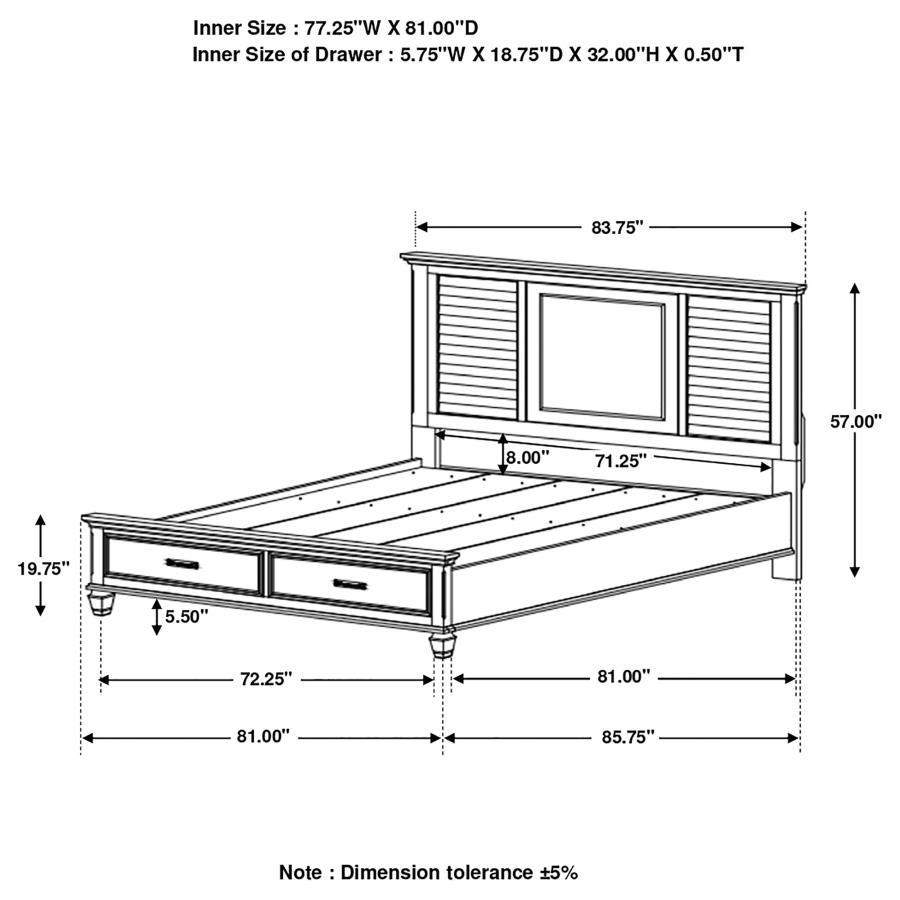 Franco - Platform Storage Bed