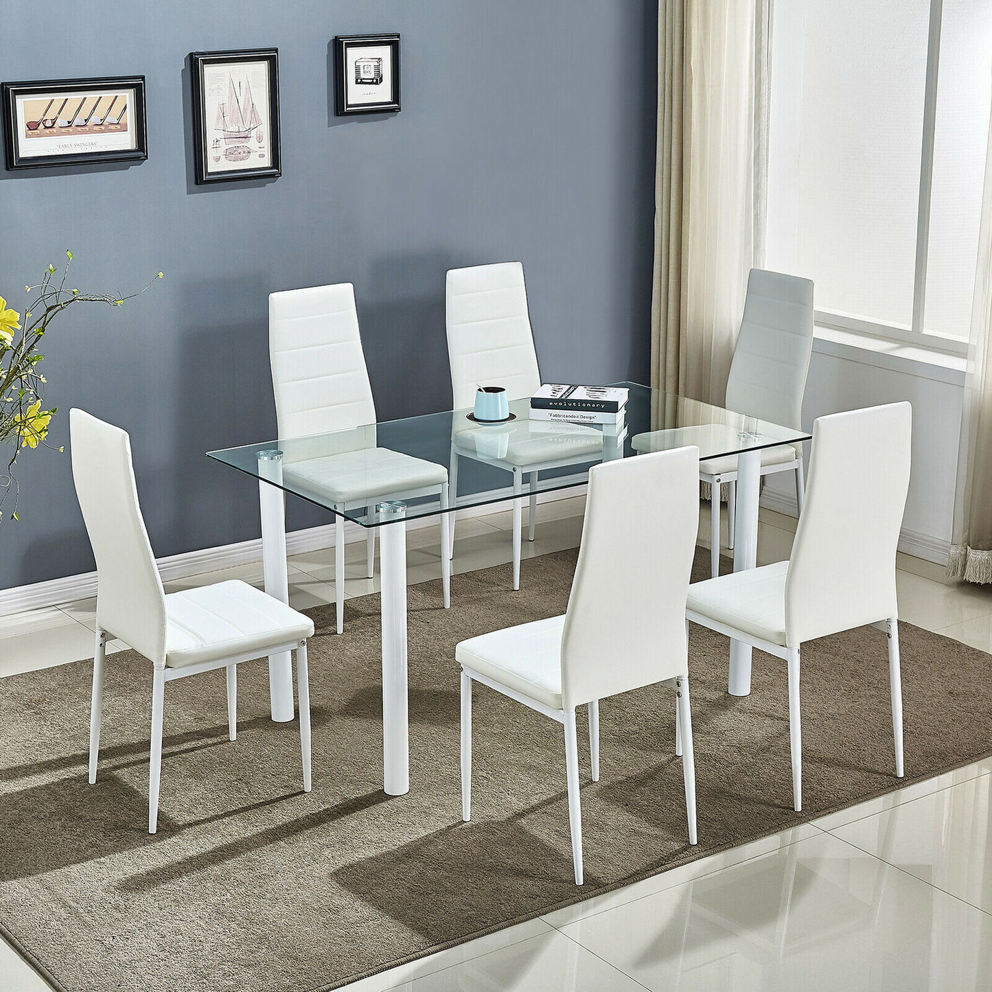 5538 Florian Black Dining Room Set