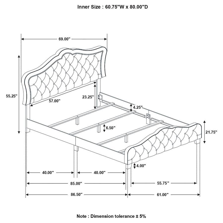 Bella - Upholstered Bed