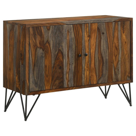 Macon - 2-Door Accent Cabinet - Sheesham Grey