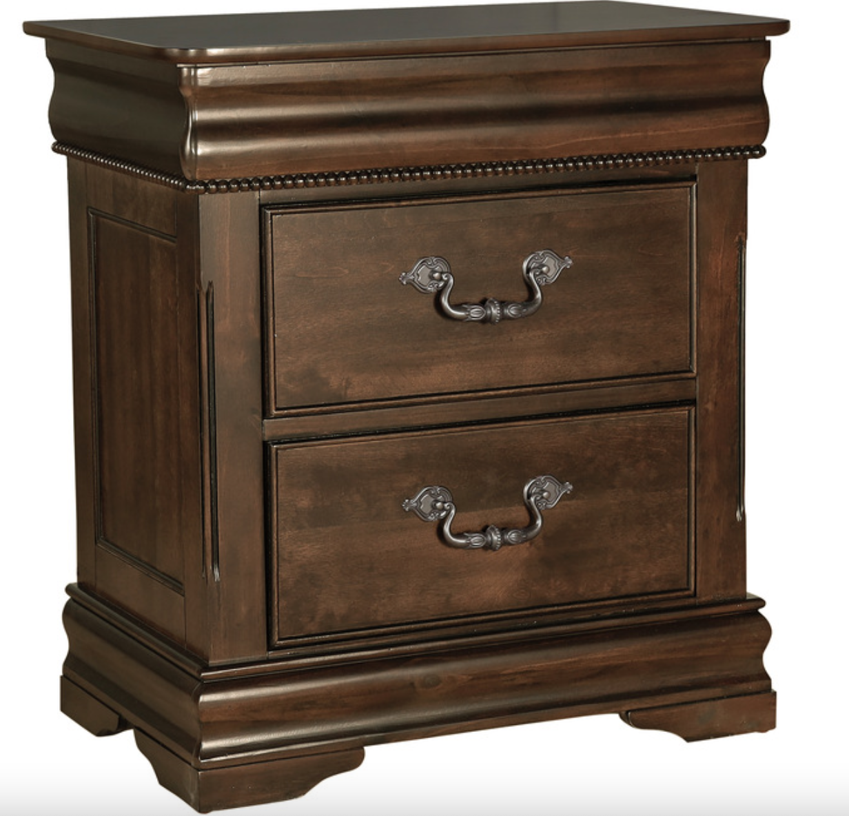 Mont Belvieu Collection Dark Cherry Nightstand