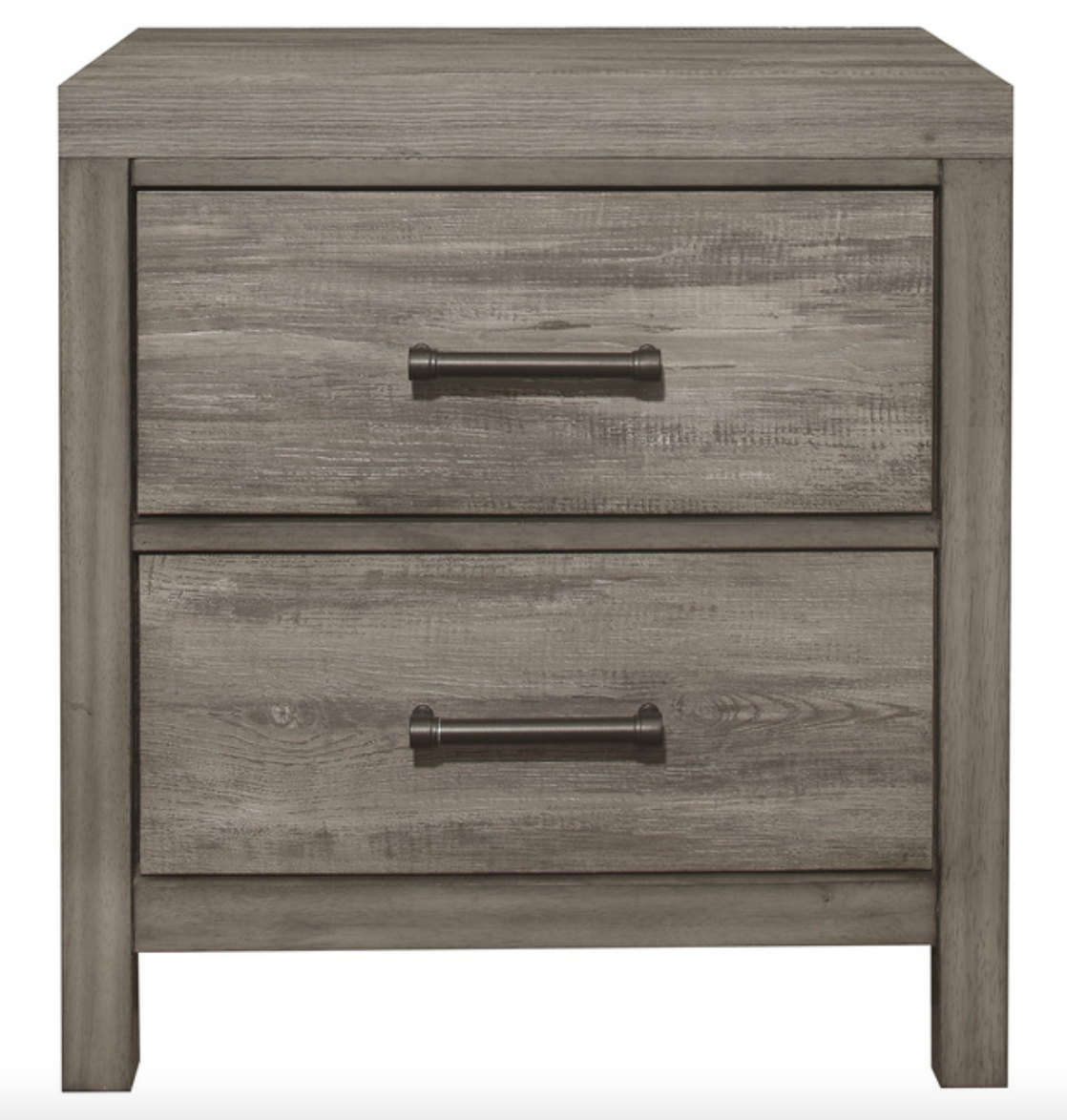 Bainbridge Collection Gray Wood Nightstand