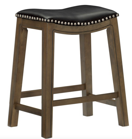 Ordway Collection 24" Counter Height Stool Black (1/CN)