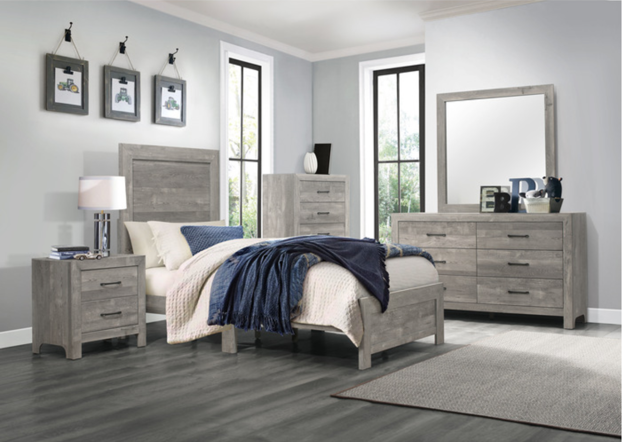 Corbin Collection Gray Nightstand
