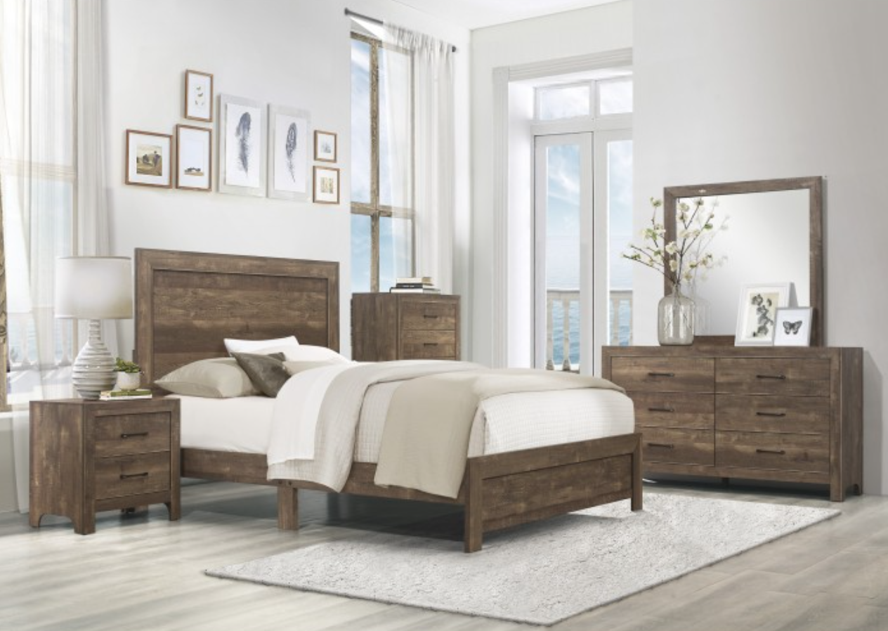 Corbin Collection Rustic Brown Nightstand
