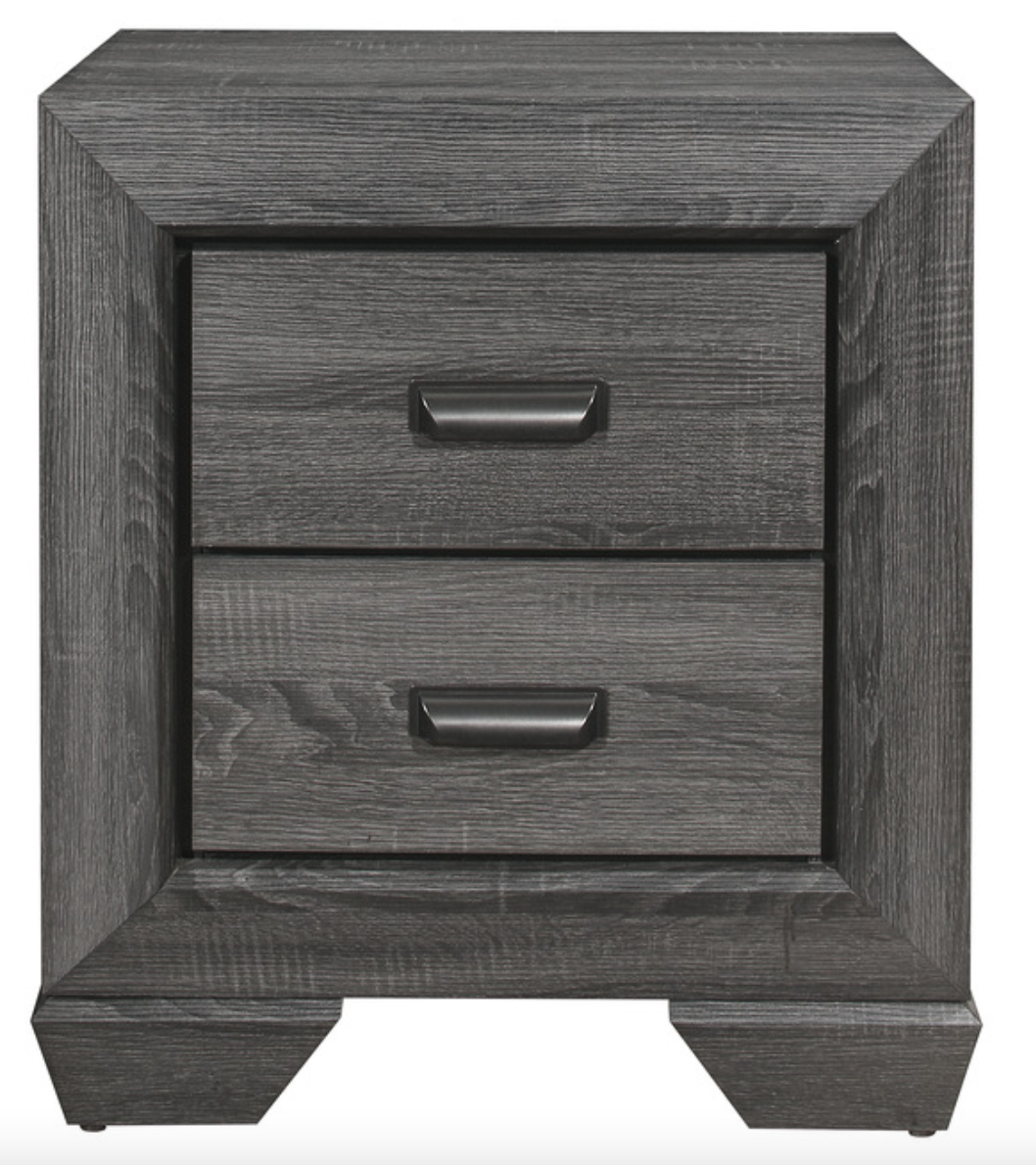 Beechnut Collection Gray Nightstand