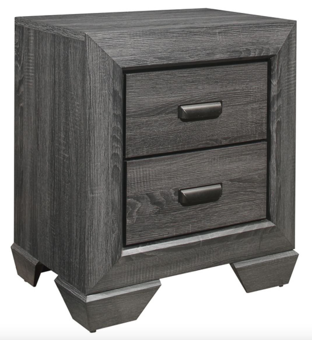 Beechnut Collection Gray Nightstand