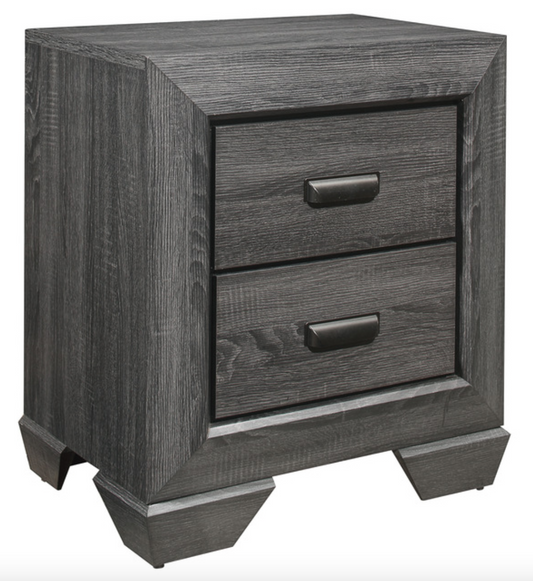 Beechnut Collection Gray Nightstand