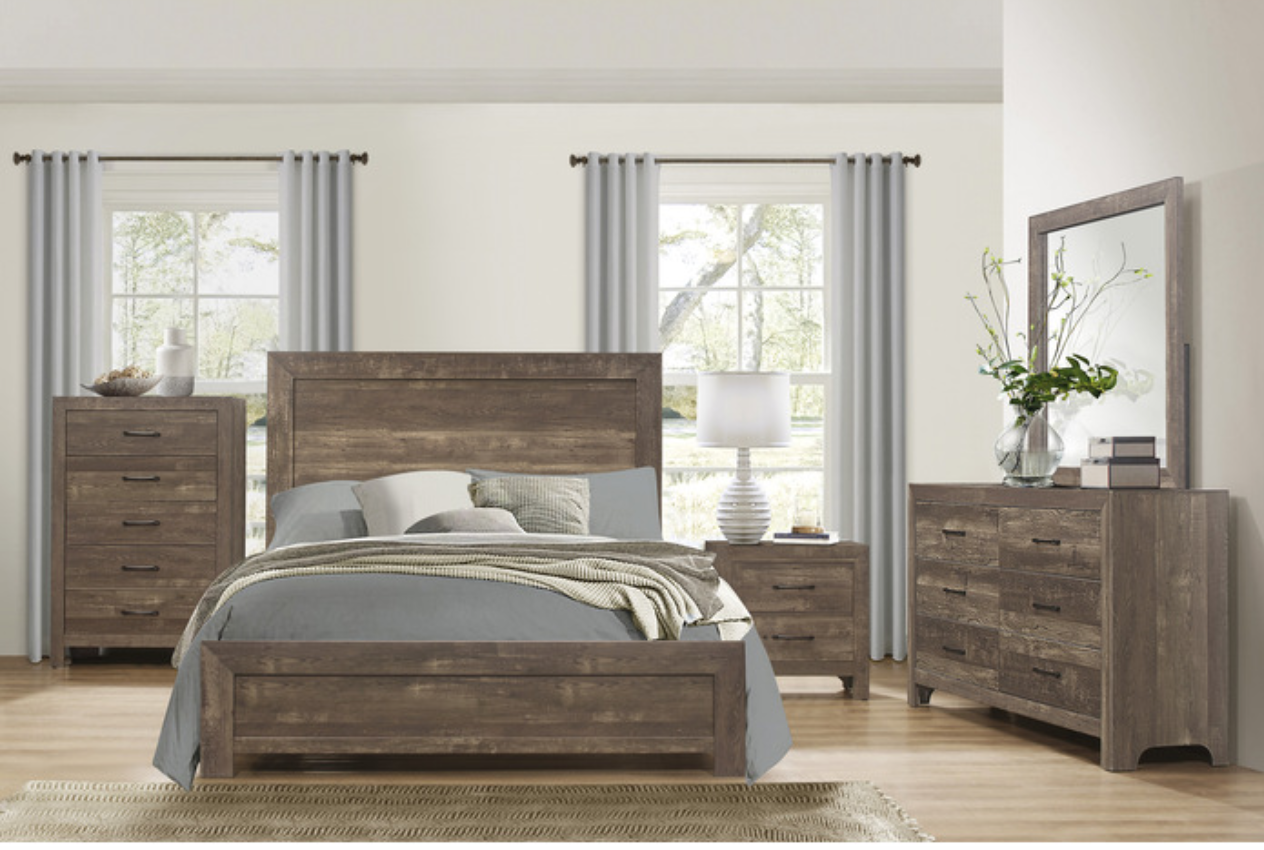 Corbin Collection Rustic Brown Nightstand