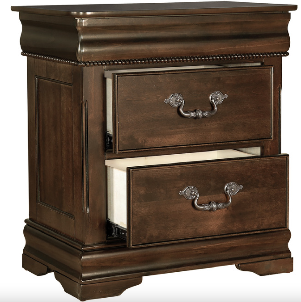 Mont Belvieu Collection Dark Cherry Nightstand