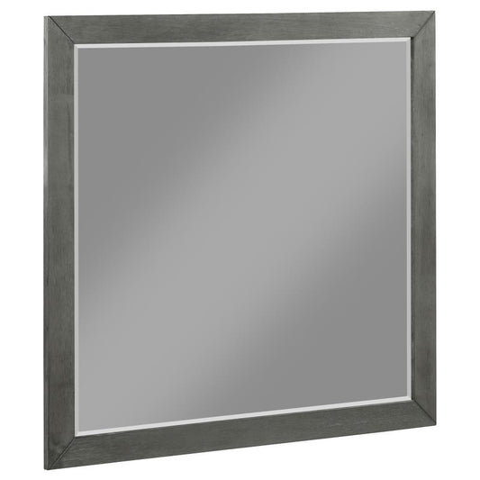 Nathan - Rectangular Dresser Mirror - Grey