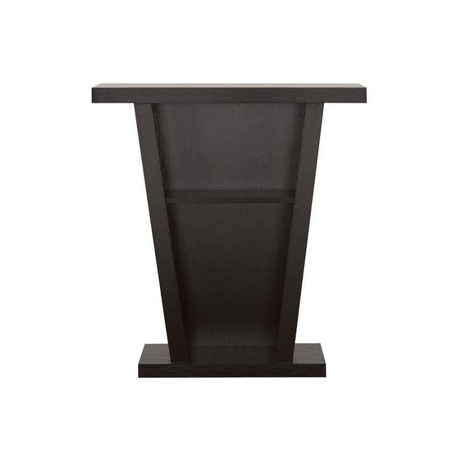 Evanna - 2-Shelf Console Table - Cappuccino